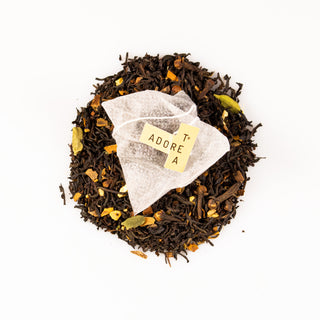 Traditional Indian Chai Pyramid Tea Infuser Bag