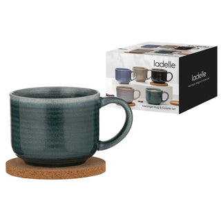 Ladelle Melange Mug & Coaster Set