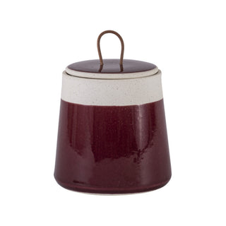 Ladelle Aster Stoneware Canister Food Storage Container w/ Lid