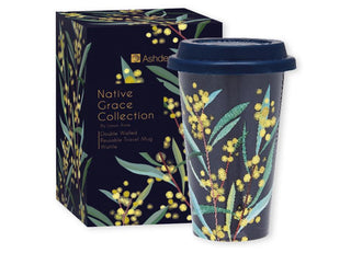 Native Grace Wattle Travel Mug