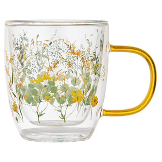 Wildflowers Sunshine D/Walled Glass Mug