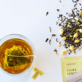 China Green Tea  Pyramid Tea Infuser Bag