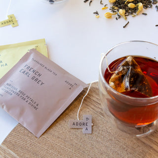 French Earl Grey Pyramid Tea Infuser Bag