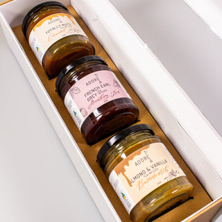 Set of 3 Tea Infused Jam, Caramel & Butterscotch