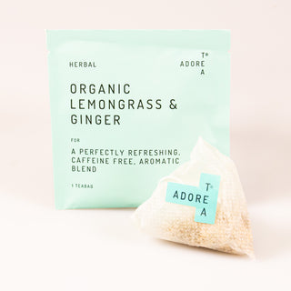 Organic Lemongrass & Ginger Pyramid Tea Infuser