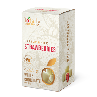 White Chocolate Coated Strawberries