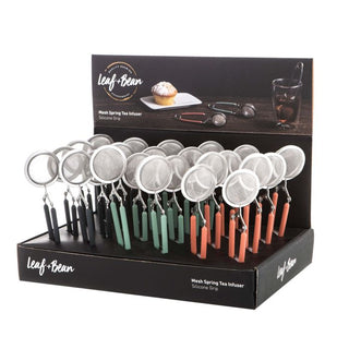 Silicone Grip Mesh Spring Tea Infuser